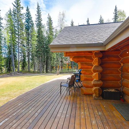 Riverside Log Cabin On-Site Aurora Viewing! North Pole Bagian luar foto