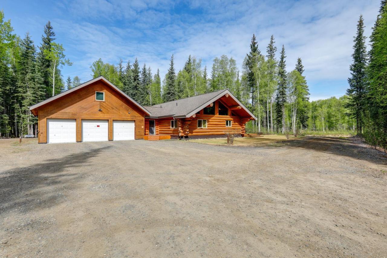 Riverside Log Cabin On-Site Aurora Viewing! North Pole Bagian luar foto