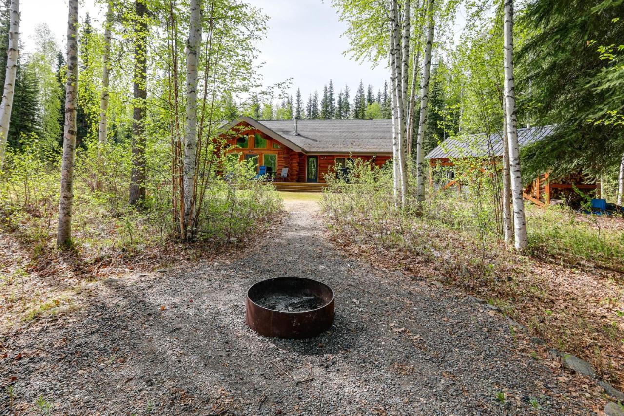 Riverside Log Cabin On-Site Aurora Viewing! North Pole Bagian luar foto